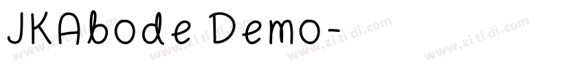 JKAbode Demo字体转换